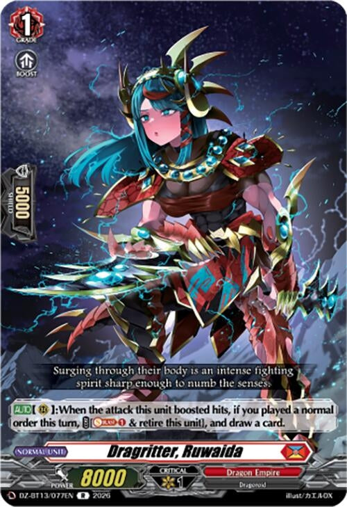 Image for Dragritter, Ruwaida (DZ-BT13/077EN) - Cardfight Vanguard