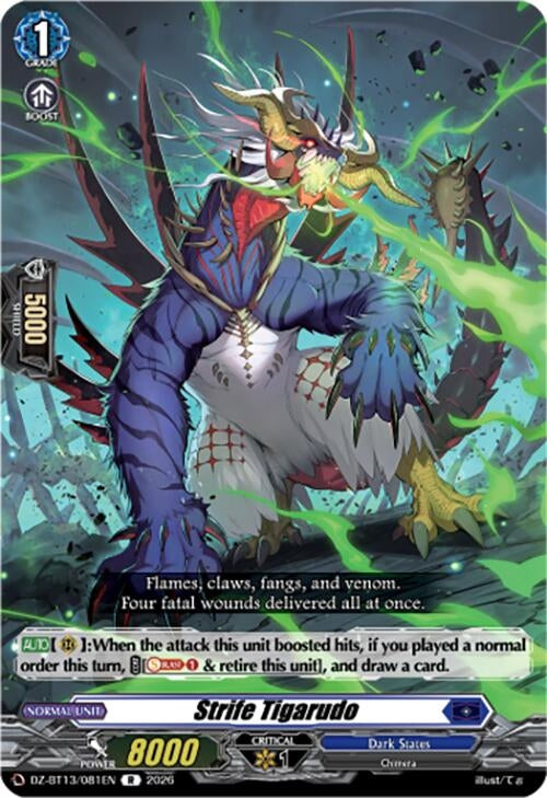 Image for Strife Tigarudo (DZ-BT13/081EN) - Cardfight Vanguard