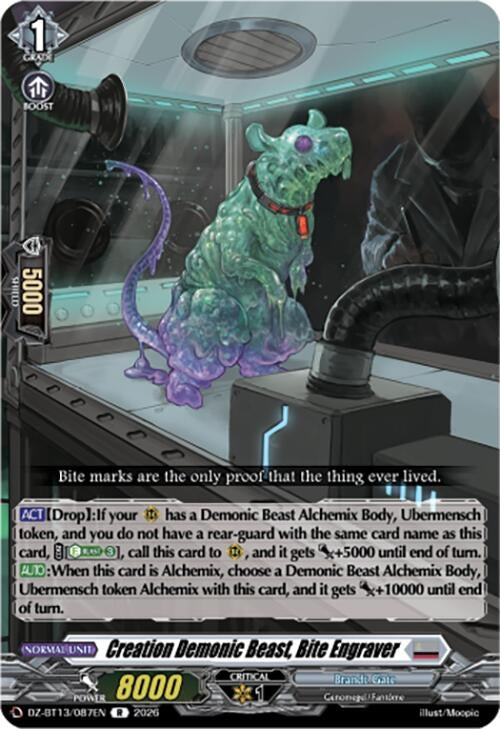 Image for Creation Demonic Beast, Bite Engraver (DZ-BT13/087EN) - Cardfight Vanguard