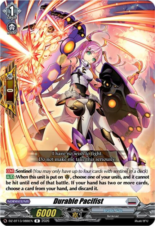Image for Durable Pacifist (DZ-BT13/088EN) - Cardfight Vanguard