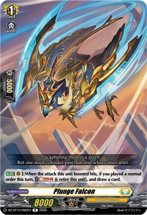 Image for Plunge Falcon (DZ-BT13/092EN) - Cardfight Vanguard