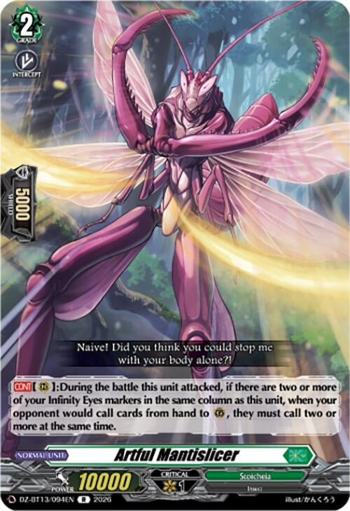 Image for Artful Mantislicer (DZ-BT13/094EN) - Cardfight Vanguard