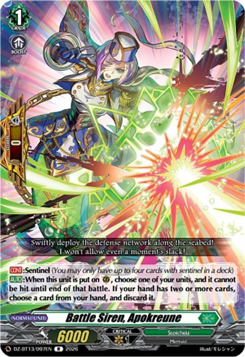 Image for Battle Siren, Apokreune (DZ-BT13/097EN) - Cardfight Vanguard