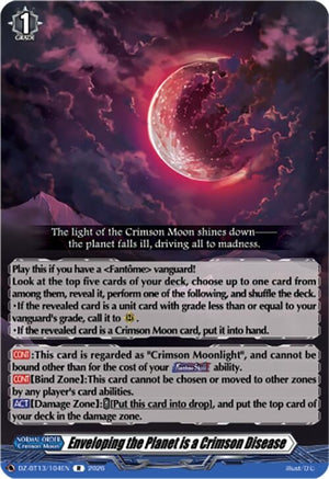 Enveloping the Planet is a Crimson Disease (DZ-BT13/104EN)
