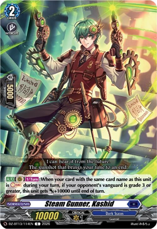 Image for Steam Gunner, Kashid (DZ-BT13/114EN) - Cardfight Vanguard