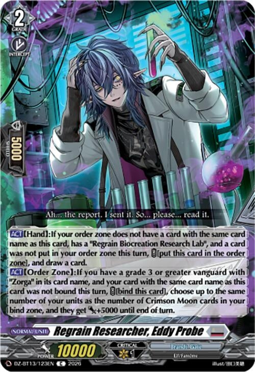 Image for Regrain Researcher, Eddy Probe (DZ-BT13/123EN) - Cardfight Vanguard