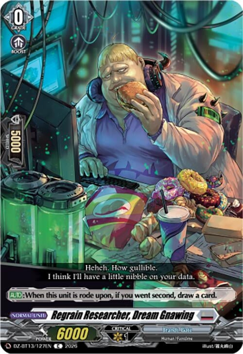 Image for Regrain Researcher, Dream Gnawing (DZ-BT13/127EN) - Cardfight Vanguard