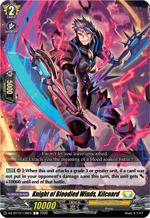 Knight of Bloodied Winds, Kilcoard (DZ-BT13/130EN)
