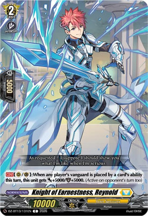 Knight of Earnestness, Reynold (DZ-BT13/131EN)