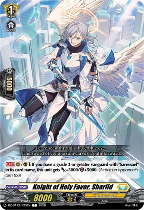 Image for Knight of Holy Favor, Sharlid (DZ-BT13/133EN) - Cardfight Vanguard