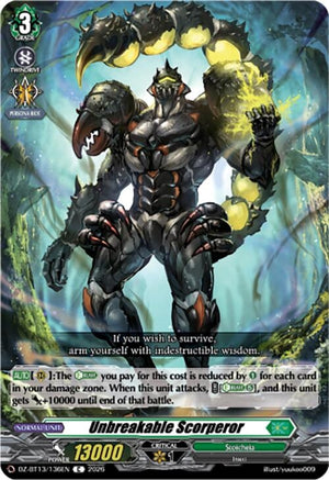 Unbreakable Scorperor (DZ-BT13/136EN)