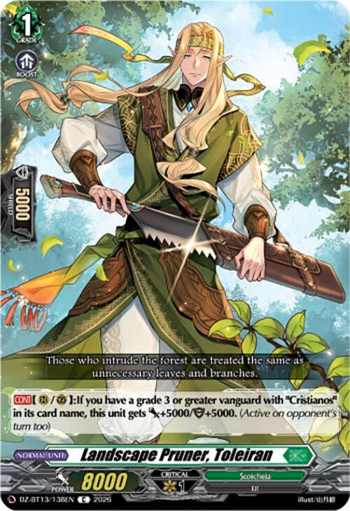 Image for Landscape Pruner, Toleiran (DZ-BT13/138EN) - Cardfight Vanguard
