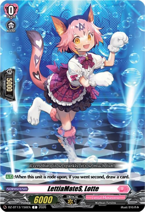 Image for LettiaMateS, Lotte (DZ-BT13/150EN) - Cardfight Vanguard