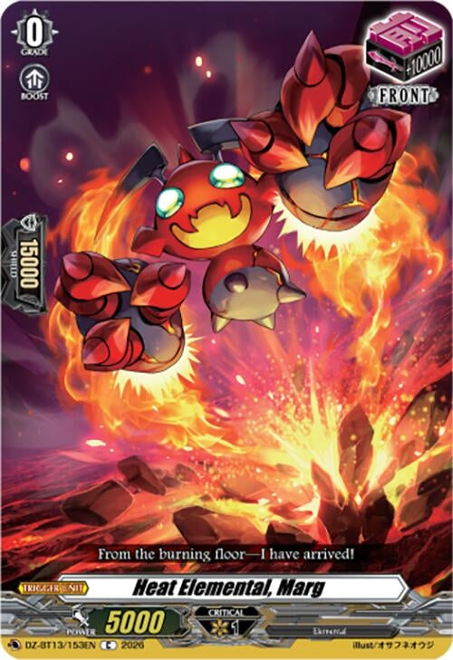 Image for Heat Elemental, Marg (DZ-BT13/153EN) - Cardfight Vanguard