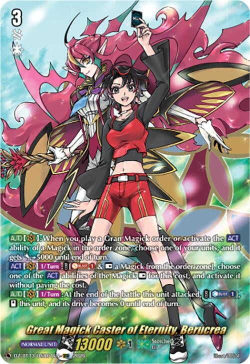 Image for Great Magick Caster of Eternity, Berucrea (DSR) (DZ-BT13/DSR01EN) - Cardfight Vanguard