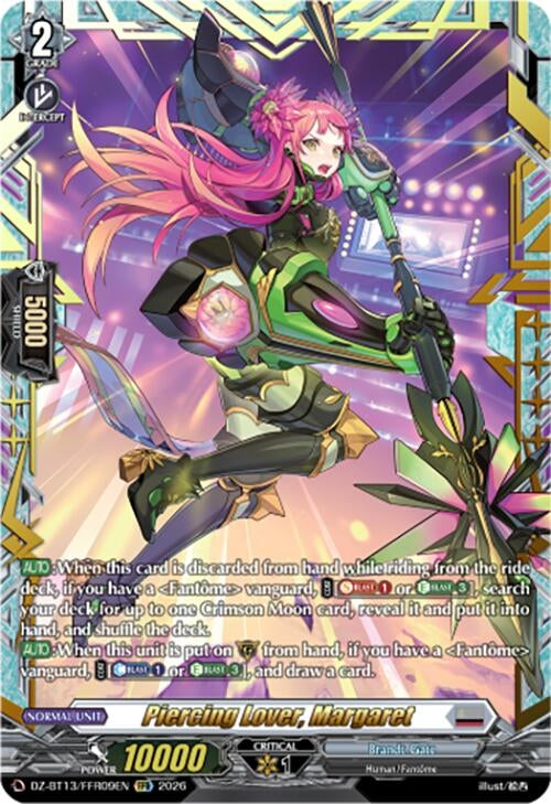 Image for Piercing Lover, Margaret (FFR) (DZ-BT13/FFR09EN) - Cardfight Vanguard