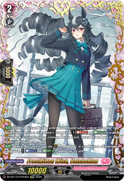 Image for Frostbitten Wish, Valsheblan (FFR) (DZ-BT13/FFR19EN) - Cardfight Vanguard