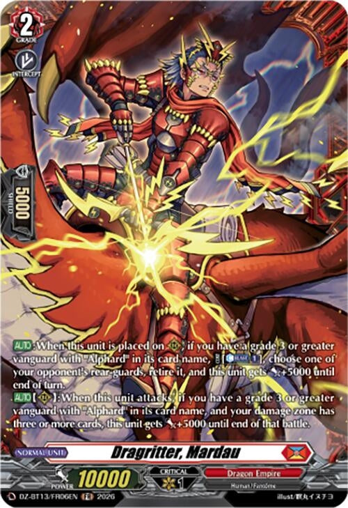 Image for Dragritter, Mardau (FR) (DZ-BT13/FR06EN) - Cardfight Vanguard
