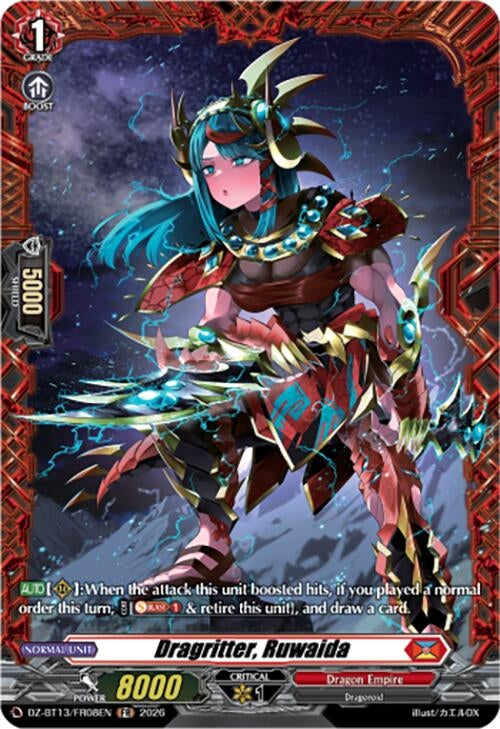 Image for Dragritter, Ruwaida (FR) (DZ-BT13/FR08EN) - Cardfight Vanguard