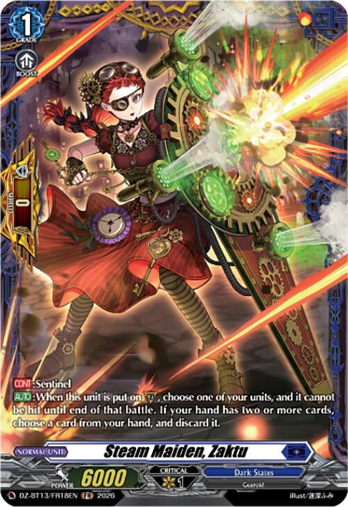 Image for Steam Maiden, Zaktu (FR) (DZ-BT13/FR18EN) - Cardfight Vanguard