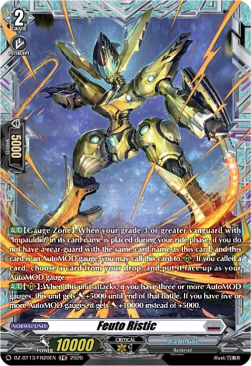 Image for Feuto Ristic (FR) (DZ-BT13/FR20EN) - Cardfight Vanguard