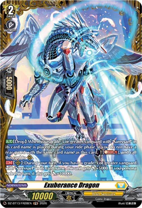 Image for Exuberance Dragon (FR) (DZ-BT13/FR28EN) - Cardfight Vanguard