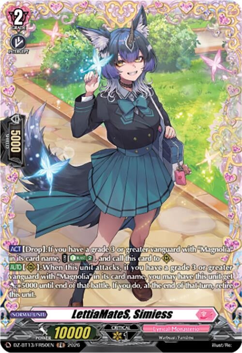 Image for LettiaMateS, Simiess (FR) (DZ-BT13/FR50EN) - Cardfight Vanguard
