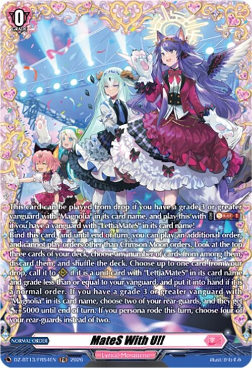 Image for MateS With U!! (FR) (DZ-BT13/FR54EN) - Cardfight Vanguard