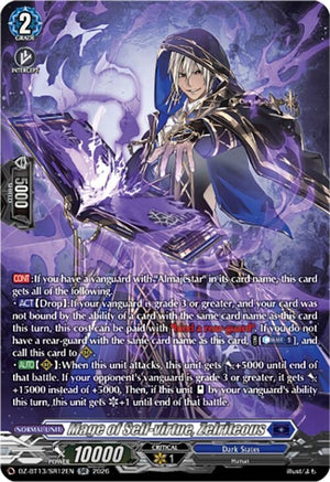 Mage of Self-virtue, Zelriteous (SR) (DZ-BT13/SR12EN)