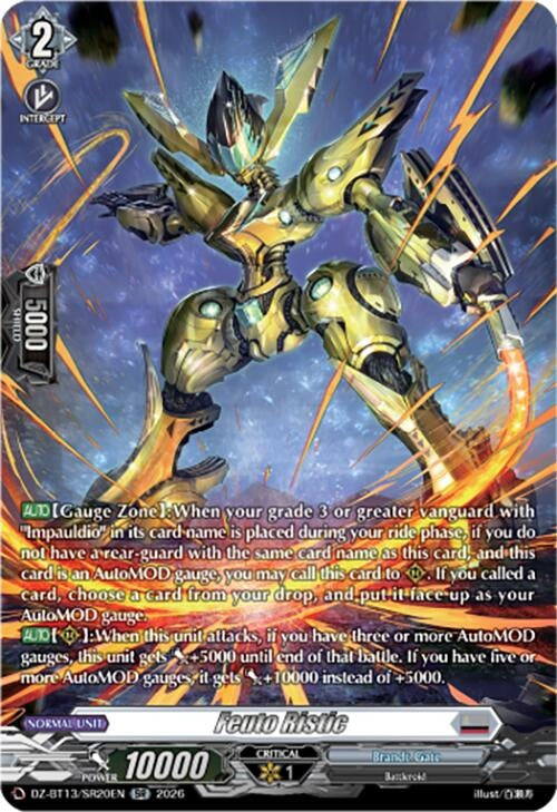 Image for Feuto Ristic (SR) (DZ-BT13/SR20EN) - Cardfight Vanguard