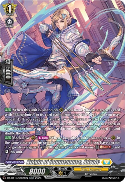 Image for Knight of Countenance, Advole (SR) (DZ-BT13/SR29EN) - Cardfight Vanguard
