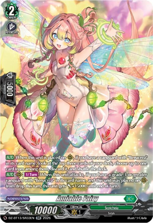 Image for Amiable Fairy (SR) (DZ-BT13/SR33EN) - Cardfight Vanguard