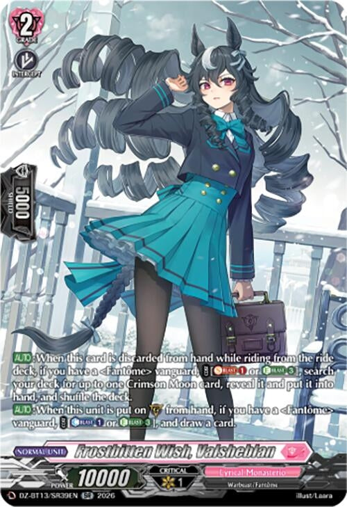 Image for Frostbitten Wish, Valsheblan (SR) (DZ-BT13/SR39EN) - Cardfight Vanguard