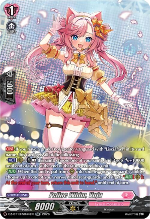 Image for Feline Whim, Vuja (SR) (DZ-BT13/SR44EN) - Cardfight Vanguard