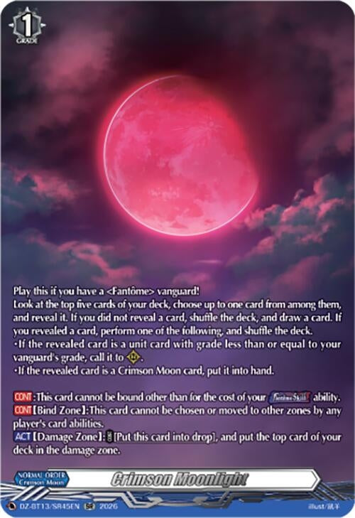 Image for Crimson Moonlight (SR) (DZ-BT13/SR45EN) - Cardfight Vanguard