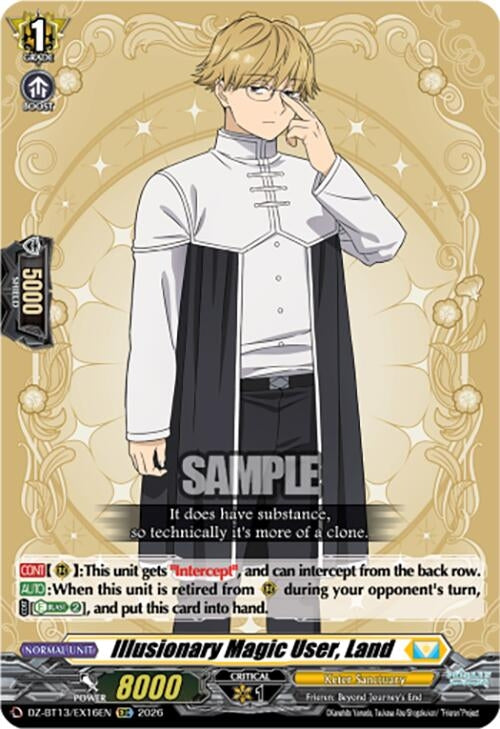 Image for Illusionary Magic User, Land (DZ-BT13/EX16EN) - Cardfight Vanguard