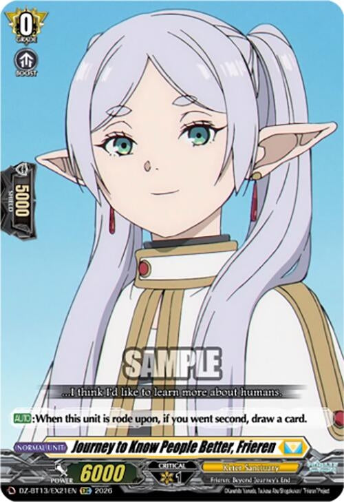 Image for Journey to Know People Better, Frieren (DZ-BT13/EX21EN) - Cardfight Vanguard
