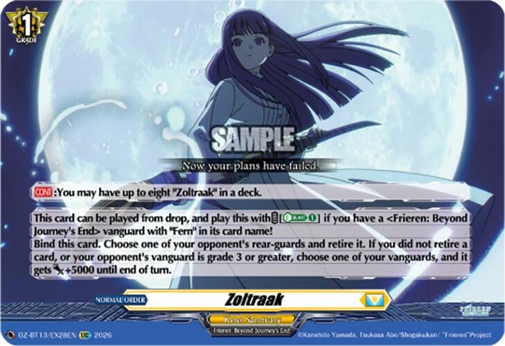 Image for Zoltraak (DZ-BT13/EX28EN) - Cardfight Vanguard
