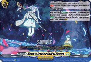Magic to Create a Field of Flowers (DZ-BT13/EX31EN)