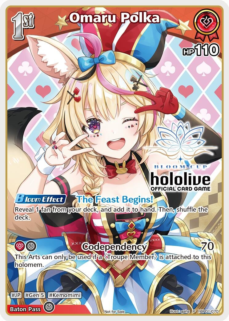 Image for Omaru Polka (P) (hBP01-070) (Alternate Art) (hBP01-070) (hOCGP) - Hololive