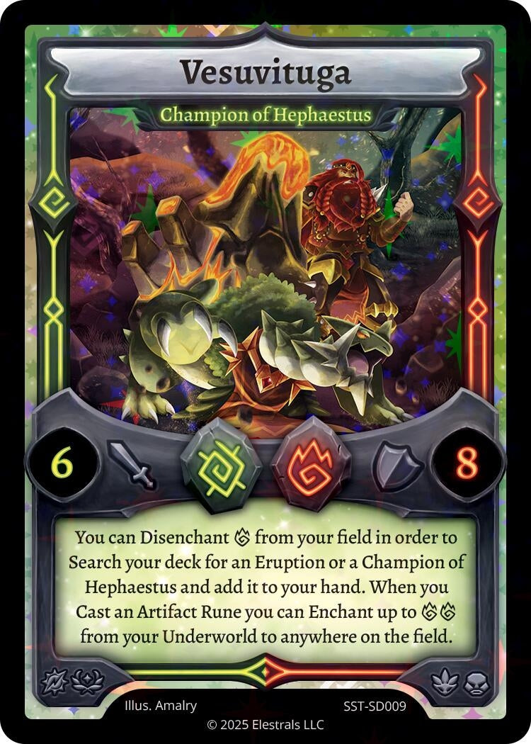 Image for Vesuvituga - Champion of Hephaestus (SST-SD009) - Elestrals
