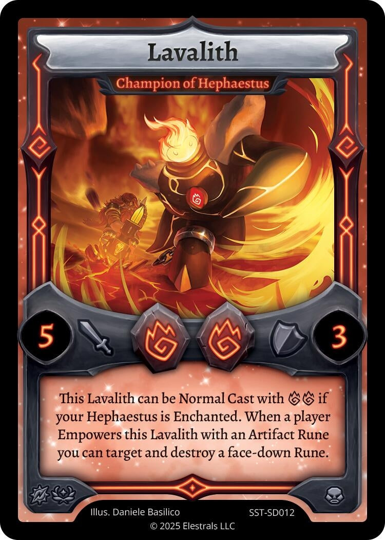 Image for Lavalith - Champion of Hephaestus (SST-SD012) - Elestrals