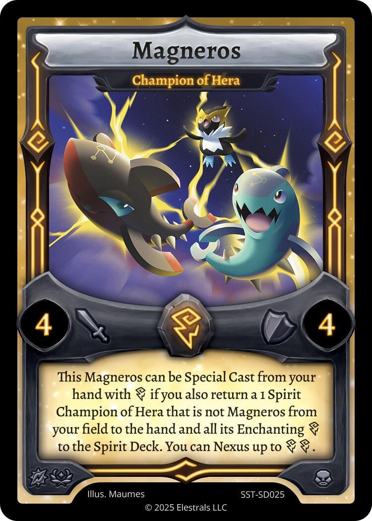Image for Magneros - Champion of Hera (SST-SD025) - Elestrals