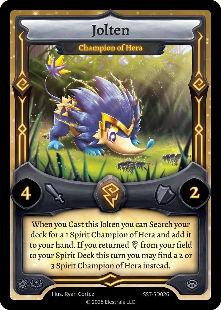 Image for Jolten - Champion of Hera (SST-SD026) - Elestrals