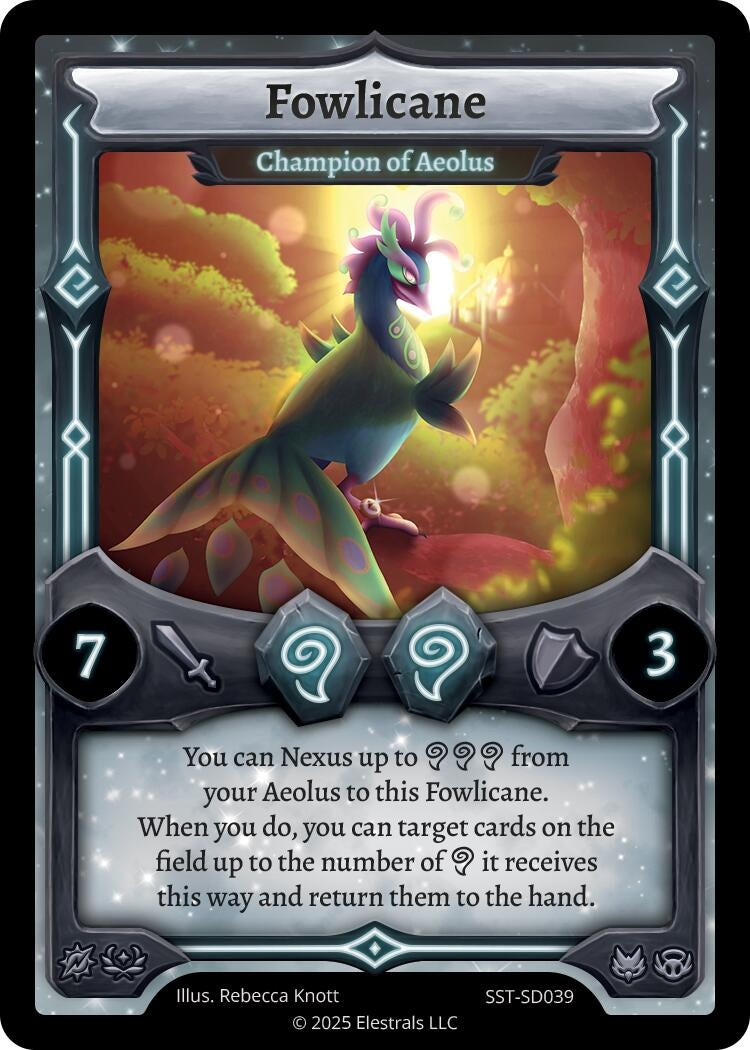 Image for Fowlicane - Champion of Aeolus (SST-SD039) - Elestrals