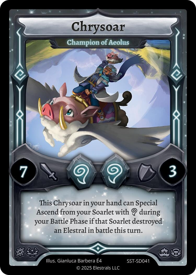 Image for Chrysoar - Champion of Aeolus (SST-SD041) - Elestrals
