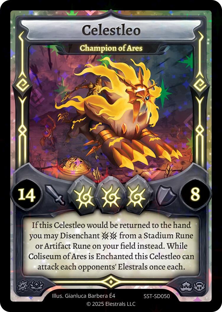 Image for Celestleo - Champion of Ares (SST-SD050) - Elestrals