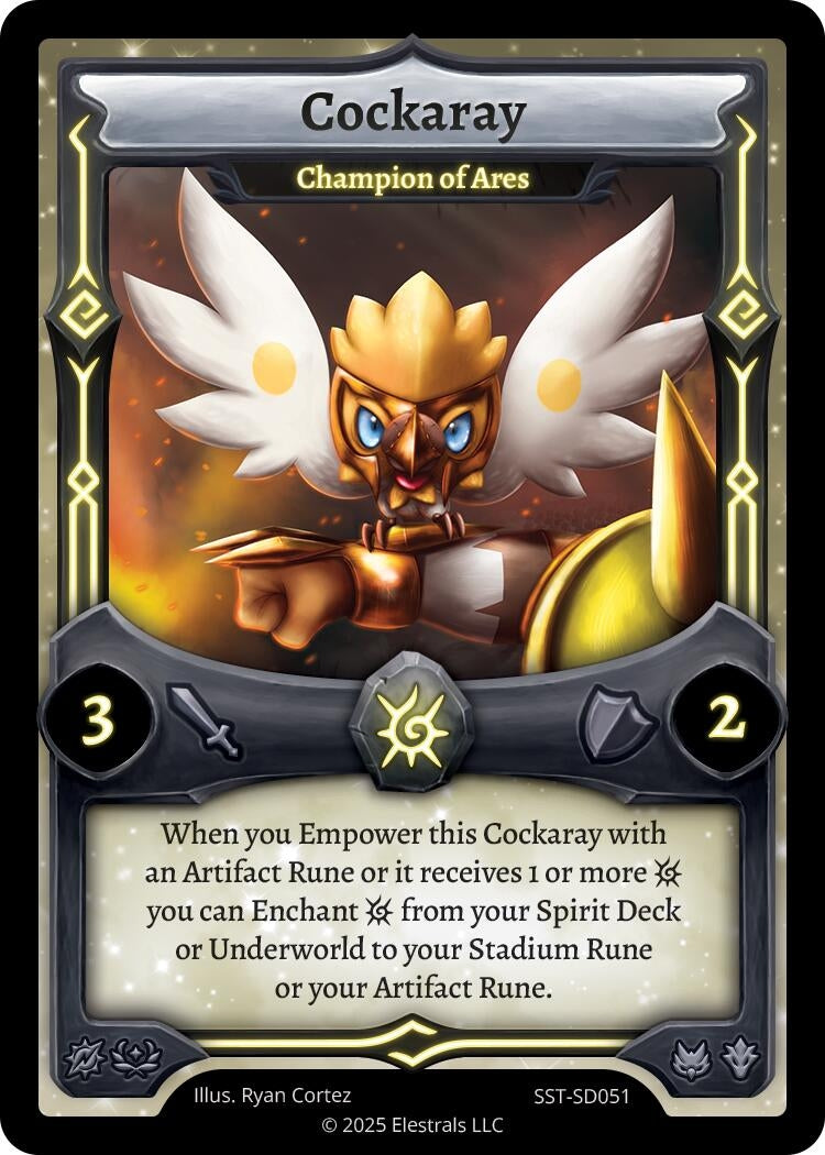 Image for Cockaray - Champion of Ares (SST-SD051) - Elestrals