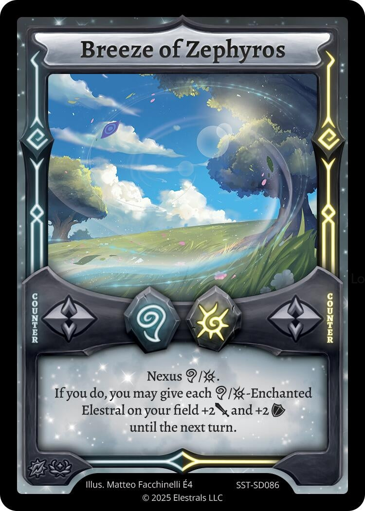 Image for Breeze of Zephyros (SST-SD086) - Elestrals