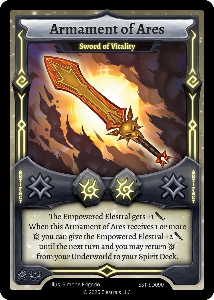 Image for Armament of Ares - Sword of Vitality (SST-SD090) - Elestrals